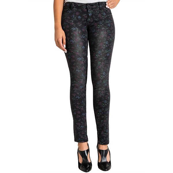 Женские джинсы скинни mid-rise с цветочным принтом, модель curvy fit, из стрейч-денима Poetic Justice
Женские джинсы скинни mid-rise с цветочным принтом, модель curvy fit, из стрейч-денима Poetic Justice