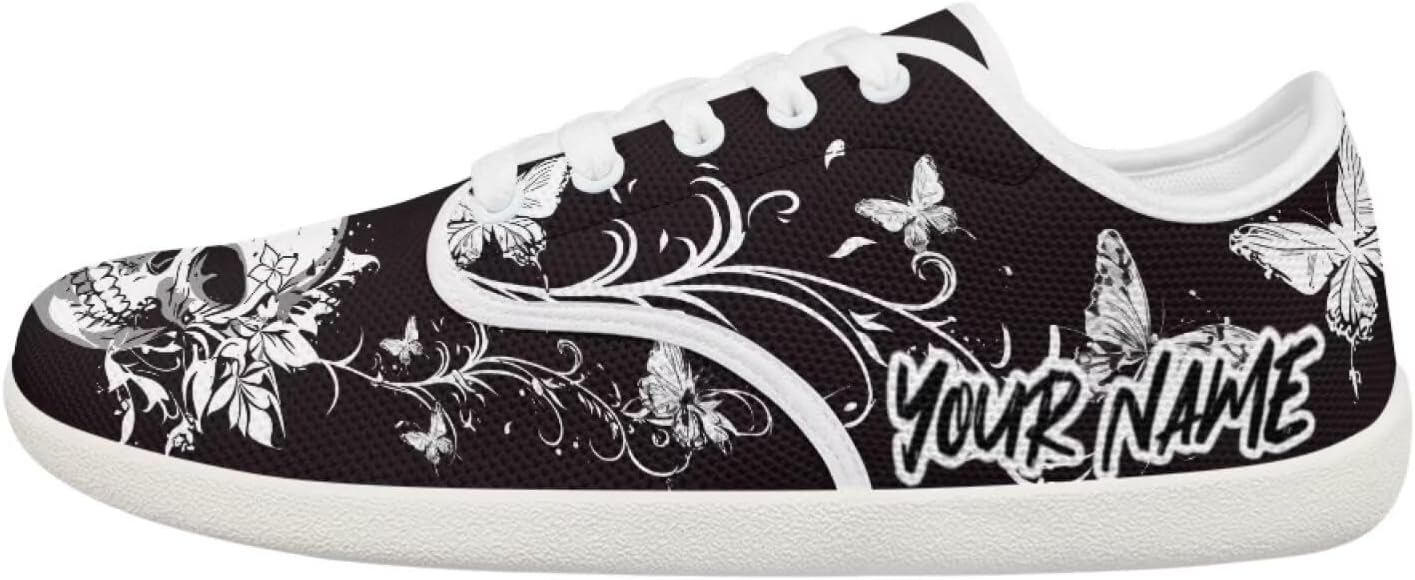 Кроссовки для ходьбы для женщин и мужчин, с широким носком, босоножки, с нулевым перепадом высоты подошвы, минималистичные кроссовки, дышащая сетка, теннисные кроссовки Pointodoor, Skull Butterfly
Кроссовки для ходьбы для женщин и мужчин, с широким носком, босоножки, с нулевым перепадом высоты подошвы, минималистичные кроссовки, дышащая сетка, теннисные кроссовки Pointodoor, Skull Butterfly