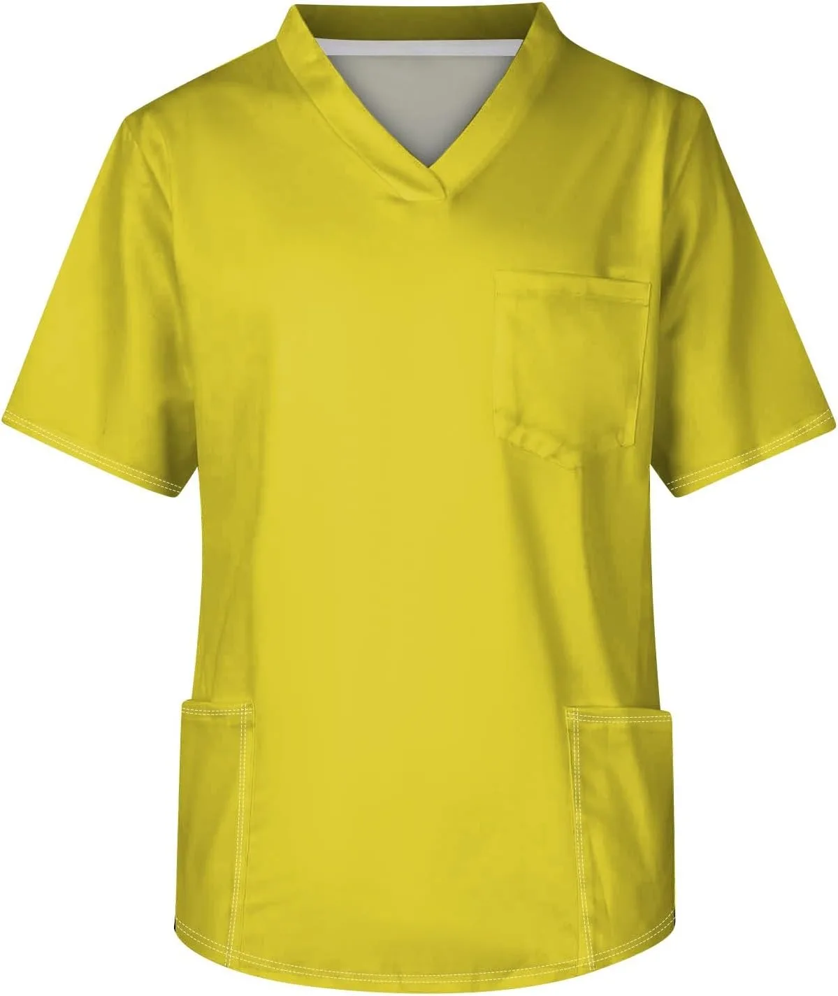 Мужская базовая футболка для скраба Athletic-Fit с коротким рукавом, влагоотводящая, с V-образным вырезом и карманами WENKOMG1
Мужская базовая футболка для скраба Athletic-Fit с коротким рукавом, влагоотводящая, с V-образным вырезом и карманами WENKOMG1