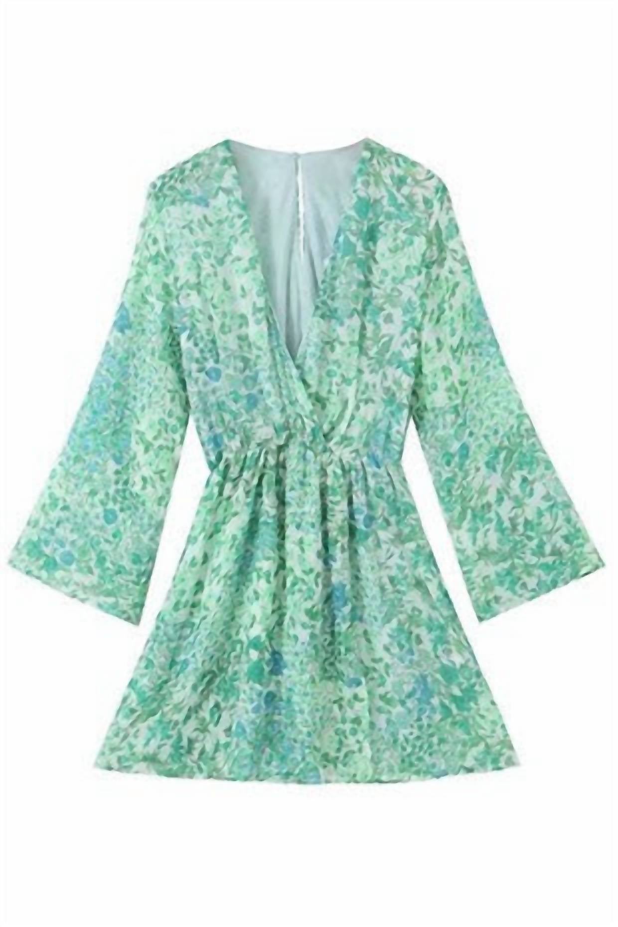 Зеленый комбинезон с длинным рукавом в цветочном принте SUNDAYUP
Зеленый комбинезон с длинным рукавом в цветочном принте SUNDAYUP