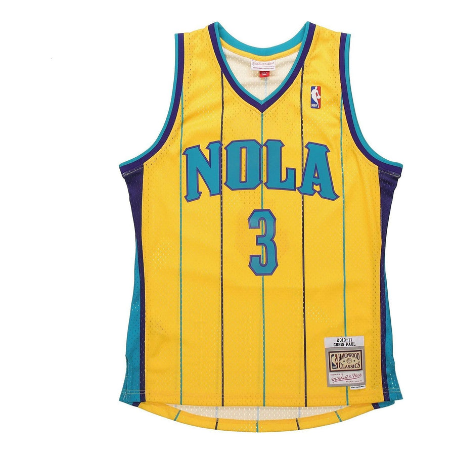Джерси Mitchell & Ness x NBA New Orleans Hornets 2010-11 Swingman Jersey 'Chris Paul 3', желтый
Джерси Mitchell & Ness x NBA New Orleans Hornets 2010-11 Swingman Jersey 'Chris Paul 3', желтый