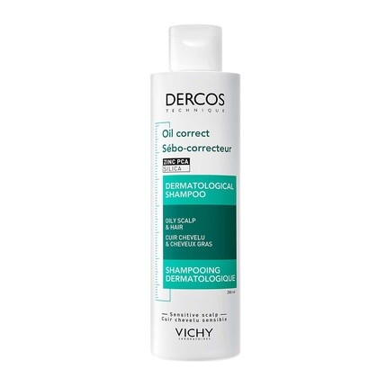 Vichy Dercos Technique Шампунь для контроля жирности Sebo Regolatore Trattante 200мл 
Vichy Dercos Technique Шампунь для контроля жирности Sebo Regolatore Trattante 200мл