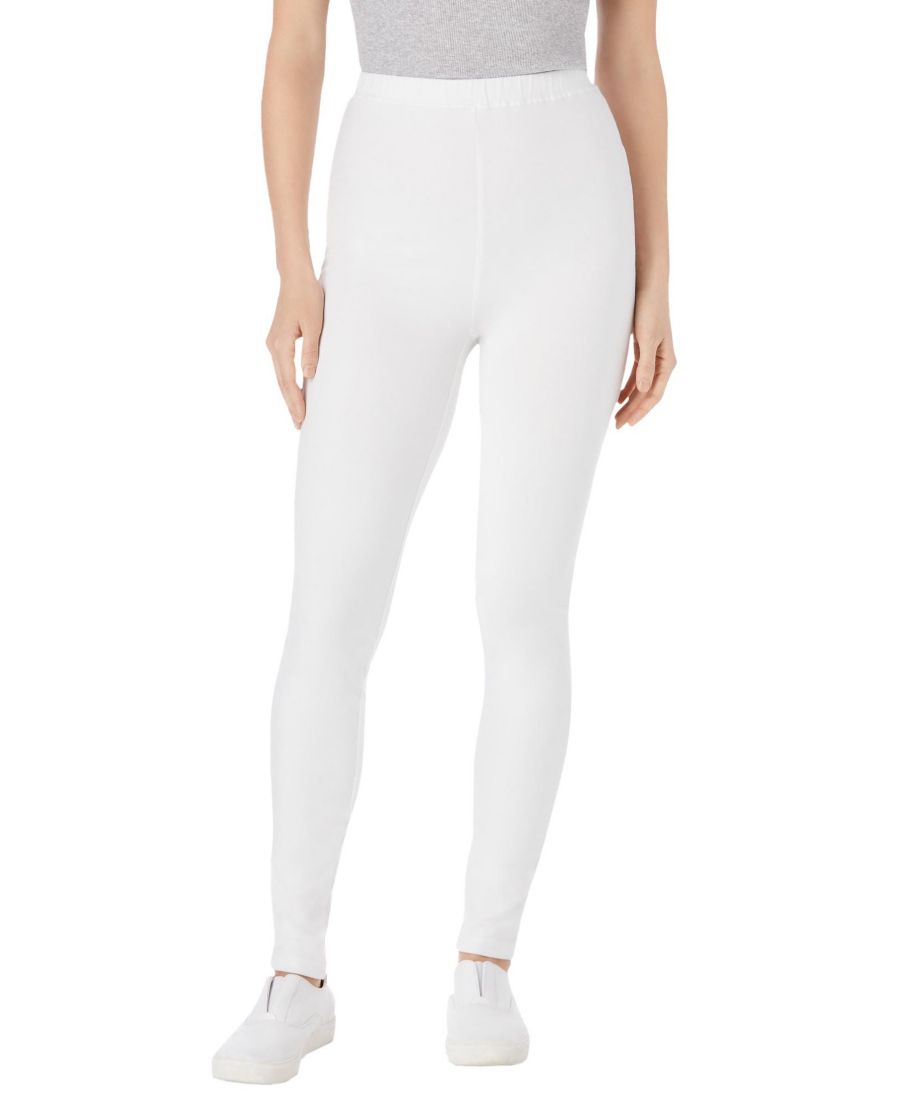 Женские леггинсы Within из эластичного хлопкового трикотажа, надеваемые через голову Woman Within, White
Женские леггинсы Within из эластичного хлопкового трикотажа, надеваемые через голову Woman Within, White