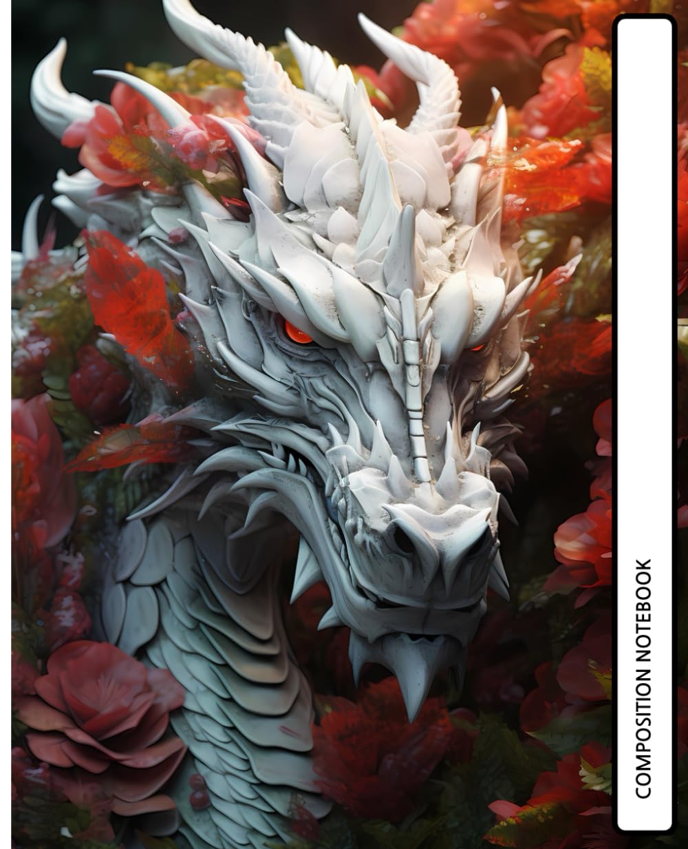 Composition Notebook: 120-Page Illustrated Dragon Design Basic Ruled Notebook(Dragon): Dragon Design Notebook (Independently published)
Composition Notebook: 120-Page Illustrated Dragon Design Basic Ruled Notebook(Dragon): Dragon Design Notebook (Independently published)