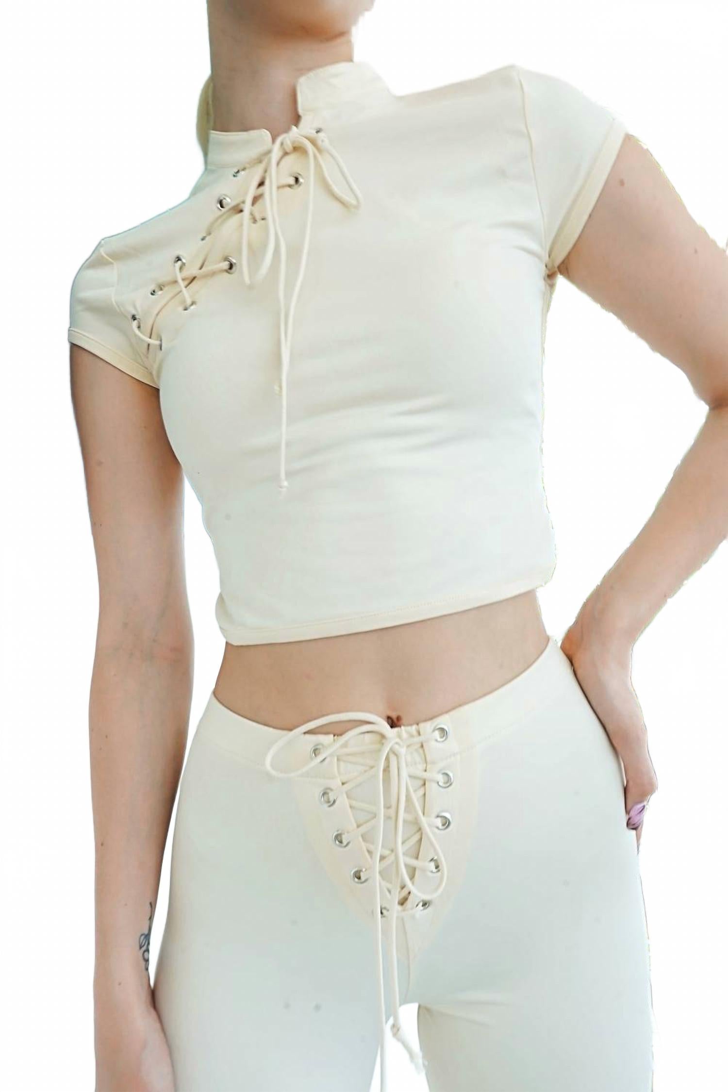 Зап Застегивающийся укороченный топ в цвете масло Koy & Victoria, Butter
Зап Застегивающийся укороченный топ в цвете масло Koy & Victoria, Butter