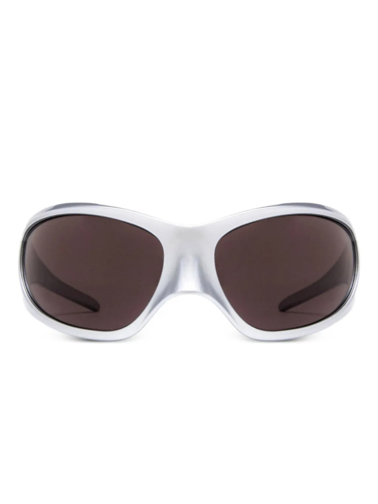 Солнцезащитные очки Skin XXL в оправе 'кошачий глаз' Balenciaga Eyewear, серый 
Солнцезащитные очки Skin XXL в оправе 'кошачий глаз' Balenciaga Eyewear, серый