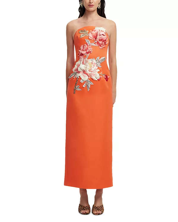 Платье-Бюстье макси Ava с цветочной аппликацией Leo Lin, оранжевый
Платье-Бюстье макси Ava с цветочной аппликацией Leo Lin, оранжевый