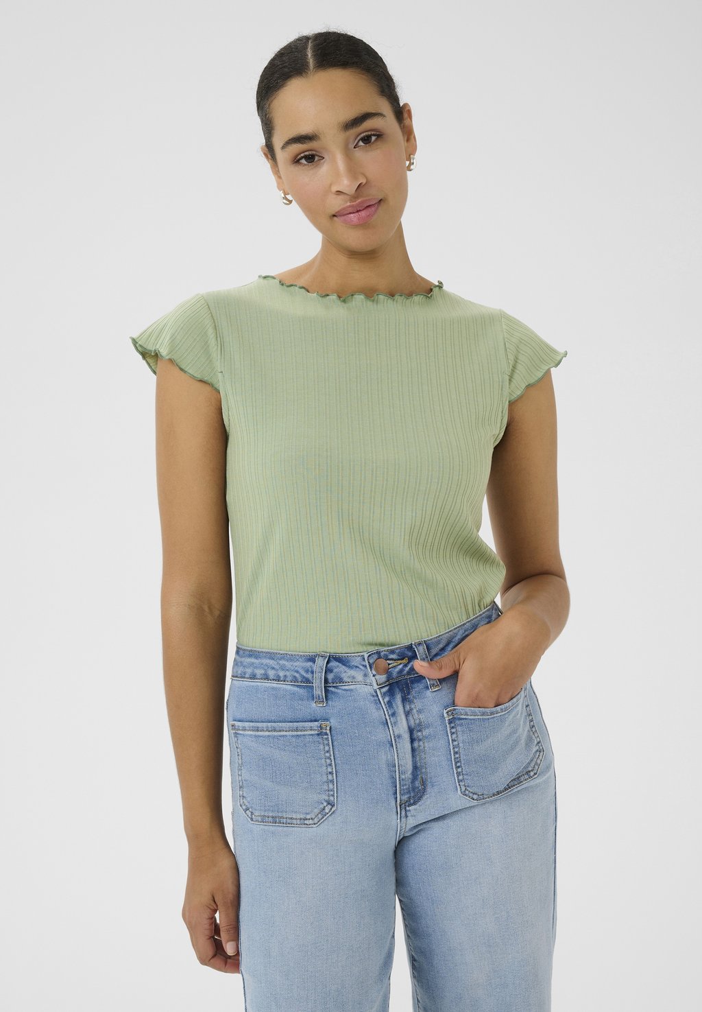 Футболка с принтом KASAMANTHA Kaffe, светло-зеленый
Футболка с принтом KASAMANTHA Kaffe, светло-зеленый