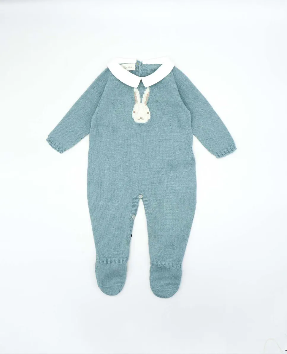 Вязаный комбинезон для мальчика с контрастным воротником Fina Ejerique, синий
Вязаный комбинезон для мальчика с контрастным воротником Fina Ejerique, синий