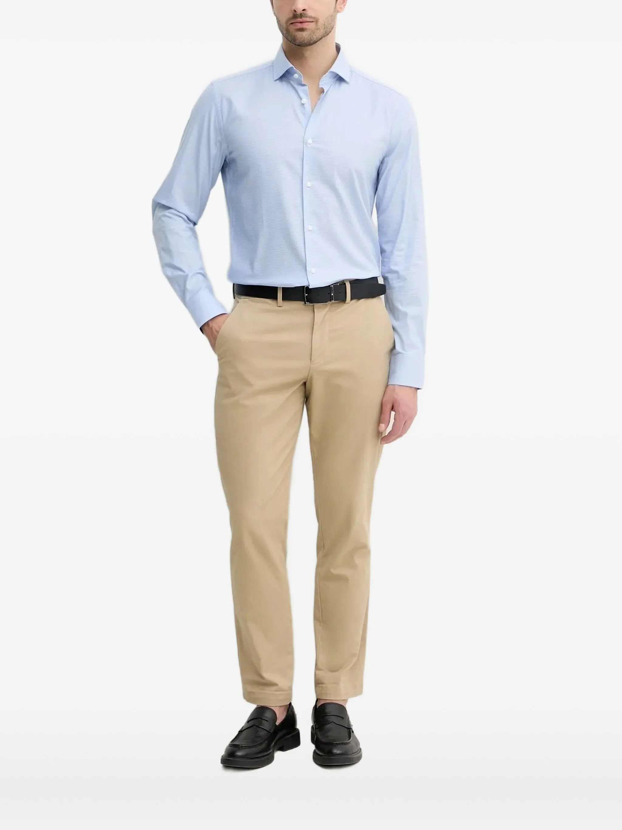 Рубашка в мелкую клетку Boss, синий
Рубашка в мелкую клетку Boss, синий