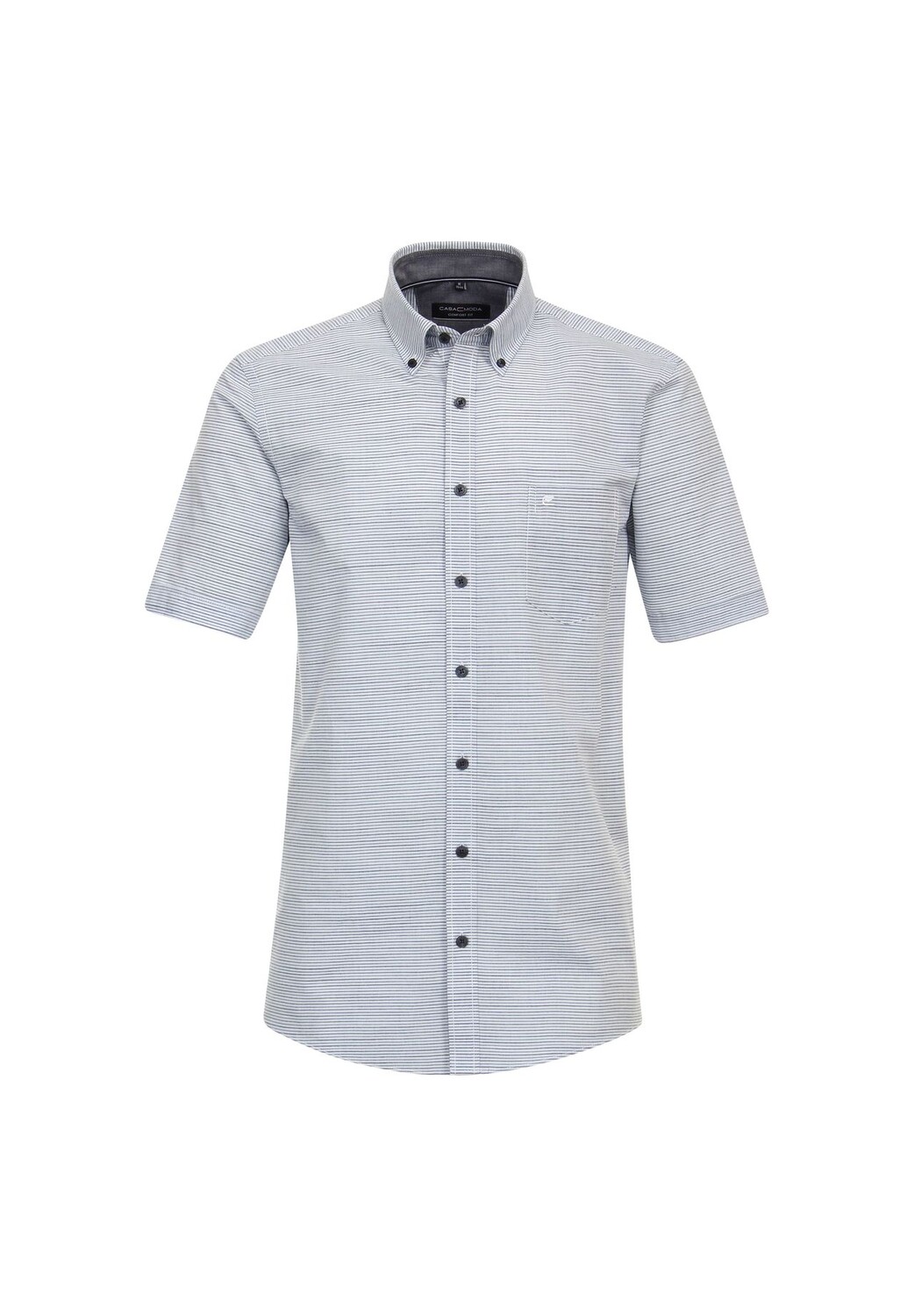 Мужская повседневная рубашка в полоску с коротким рукавом, удобная посадка CASAMODA, светло-синий
Мужская повседневная рубашка в полоску с коротким рукавом, удобная посадка CASAMODA, светло-синий