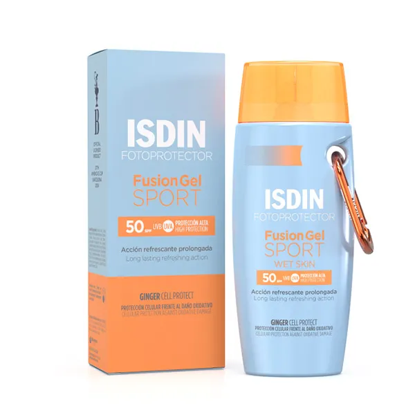 Гель солнцезащитный крем для тела для спортсменов Fusion Gel Sport Spf 50 Isdin, 100 ml 
Гель солнцезащитный крем для тела для спортсменов Fusion Gel Sport Spf 50 Isdin, 100 ml