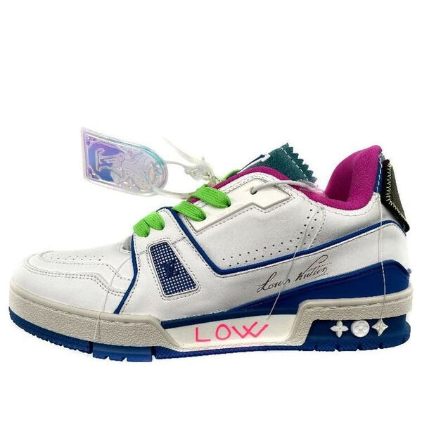 Кроссовки trainer upcycling sneakers 'white blue' Louis Vuitton, синий
Кроссовки trainer upcycling sneakers 'white blue' Louis Vuitton, синий
