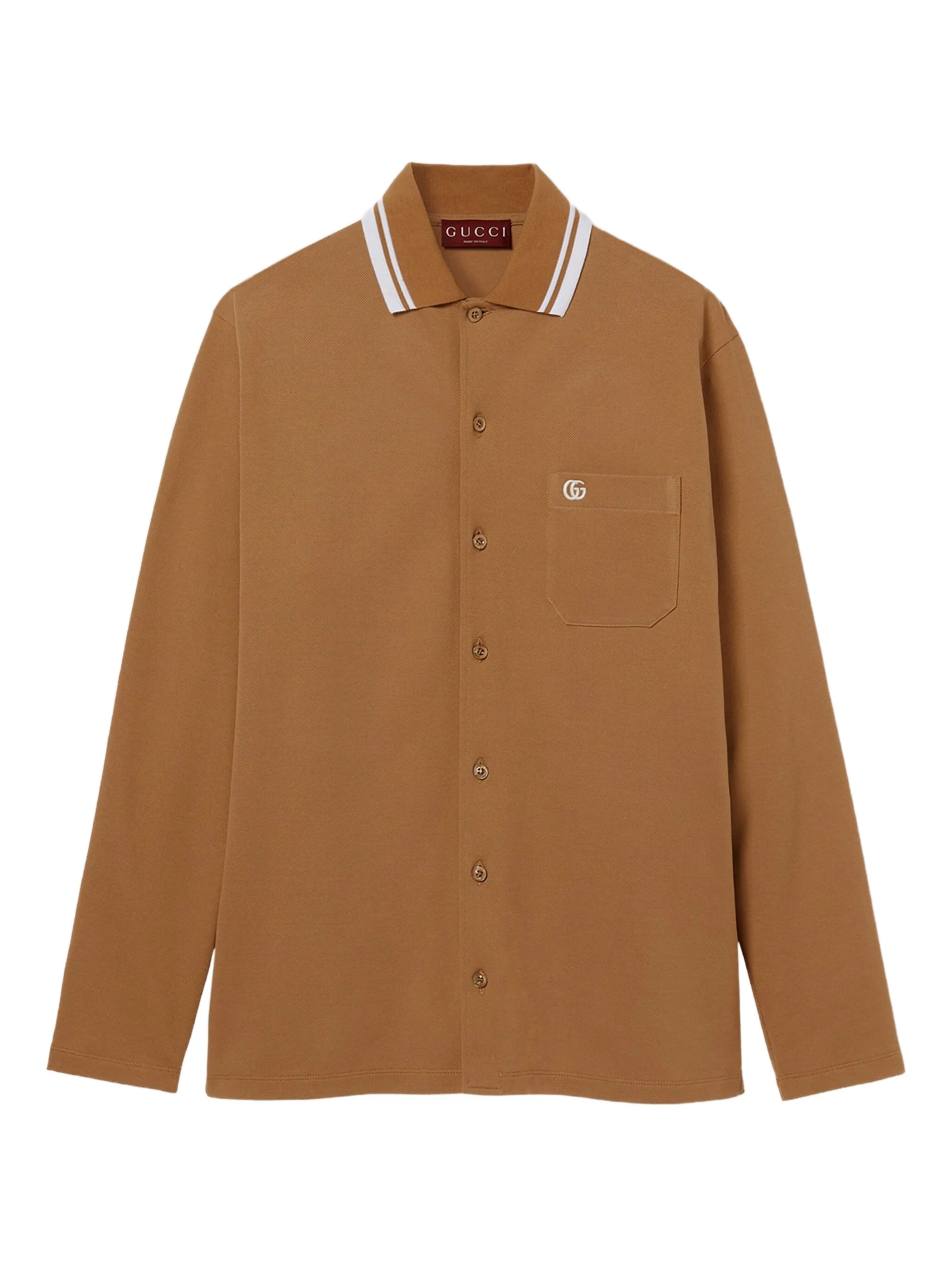 Рубашка с длинными рукавами Gucci, коричневый
Рубашка с длинными рукавами Gucci, коричневый