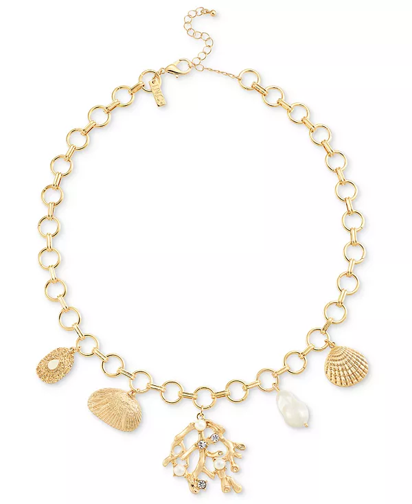 Ожерелье с подвеской в виде морской жизни из золотистых кристаллов и искусственного жемчуга, 20-1/2 дюйма + удлинитель 3 дюйма, эксклюзивно в Macy's I.N.C. International Concepts, yellow
Ожерелье с подвеской в виде морской жизни из золотистых кристаллов и искусственного жемчуга, 20-1/2 дюйма + удлинитель 3 дюйма, эксклюзивно в Macy's I.N.C. International Concepts, yellow