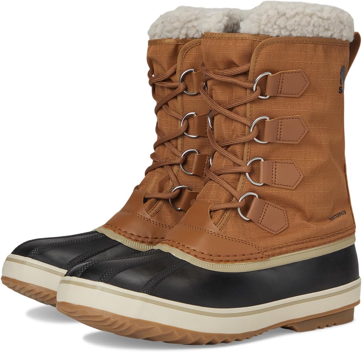Ботинки SOREL Men's 1964 Pac Nylon Waterproof, Camel Brown/Black
Ботинки SOREL Men's 1964 Pac Nylon Waterproof, Camel Brown/Black