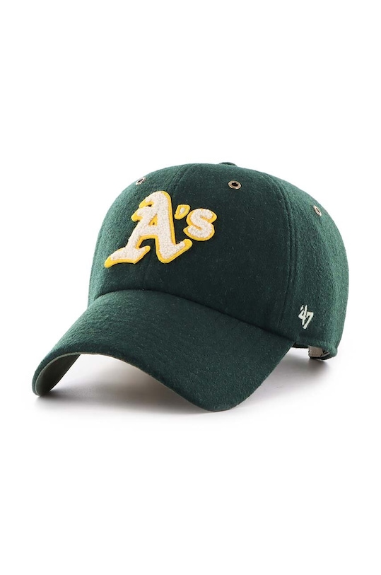 Шерстяная кепка с козырьком MLB Oakland Athletics 47 Brand, зеленый
Шерстяная кепка с козырьком MLB Oakland Athletics 47 Brand, зеленый