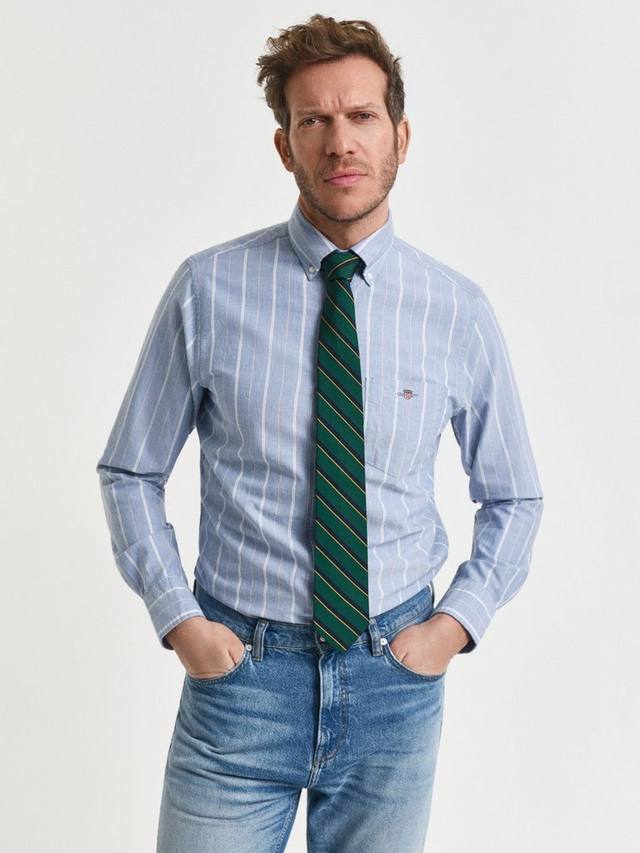 Полосатая хлопковая рубашка Oxford GANT
Полосатая хлопковая рубашка Oxford GANT