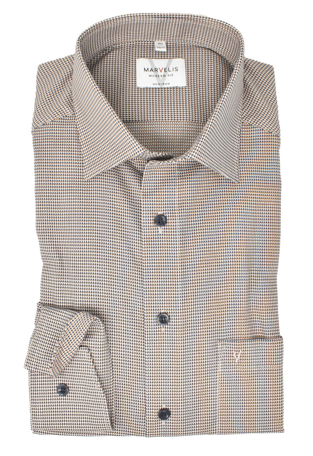 Рубашка MARVELIS Modern Fit Business, коричневый
Рубашка MARVELIS Modern Fit Business, коричневый