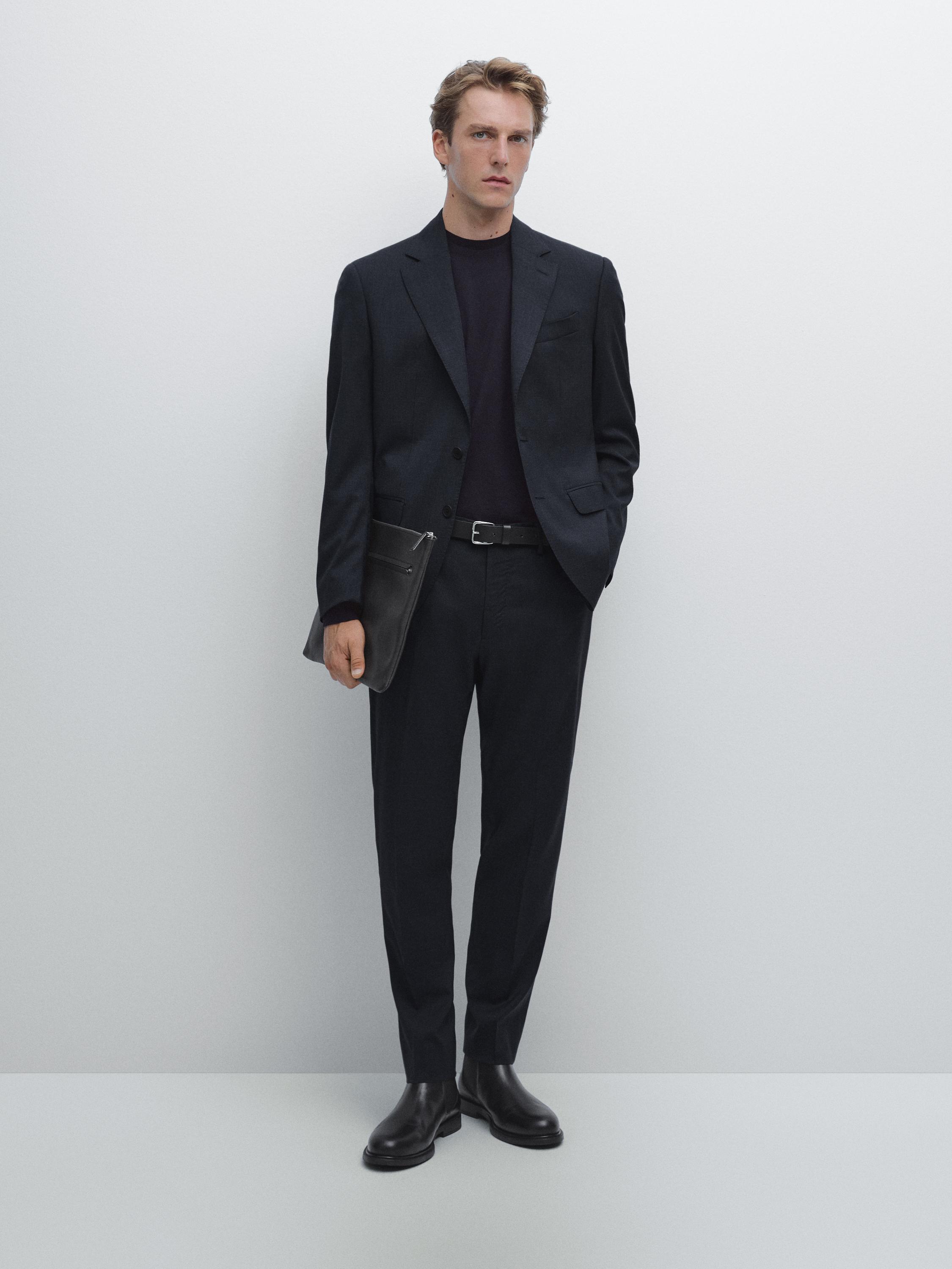 Брюки в ломаную клетку Massimo Dutti, темно-синий
Брюки в ломаную клетку Massimo Dutti, темно-синий