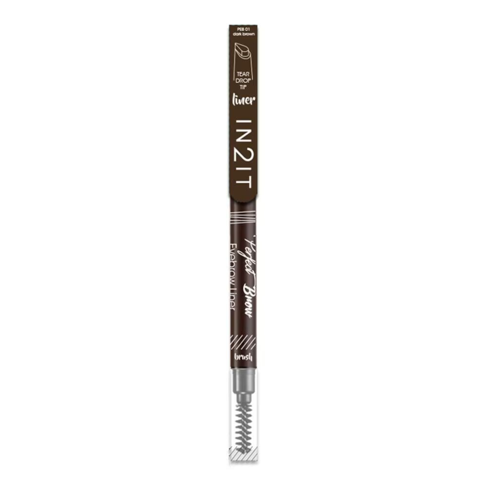 In 2 It Подводка для бровей In2It Perfect Brow PEB01 Темно-коричневый, Dark Brown
In 2 It Подводка для бровей In2It Perfect Brow PEB01 Темно-коричневый, Dark Brown