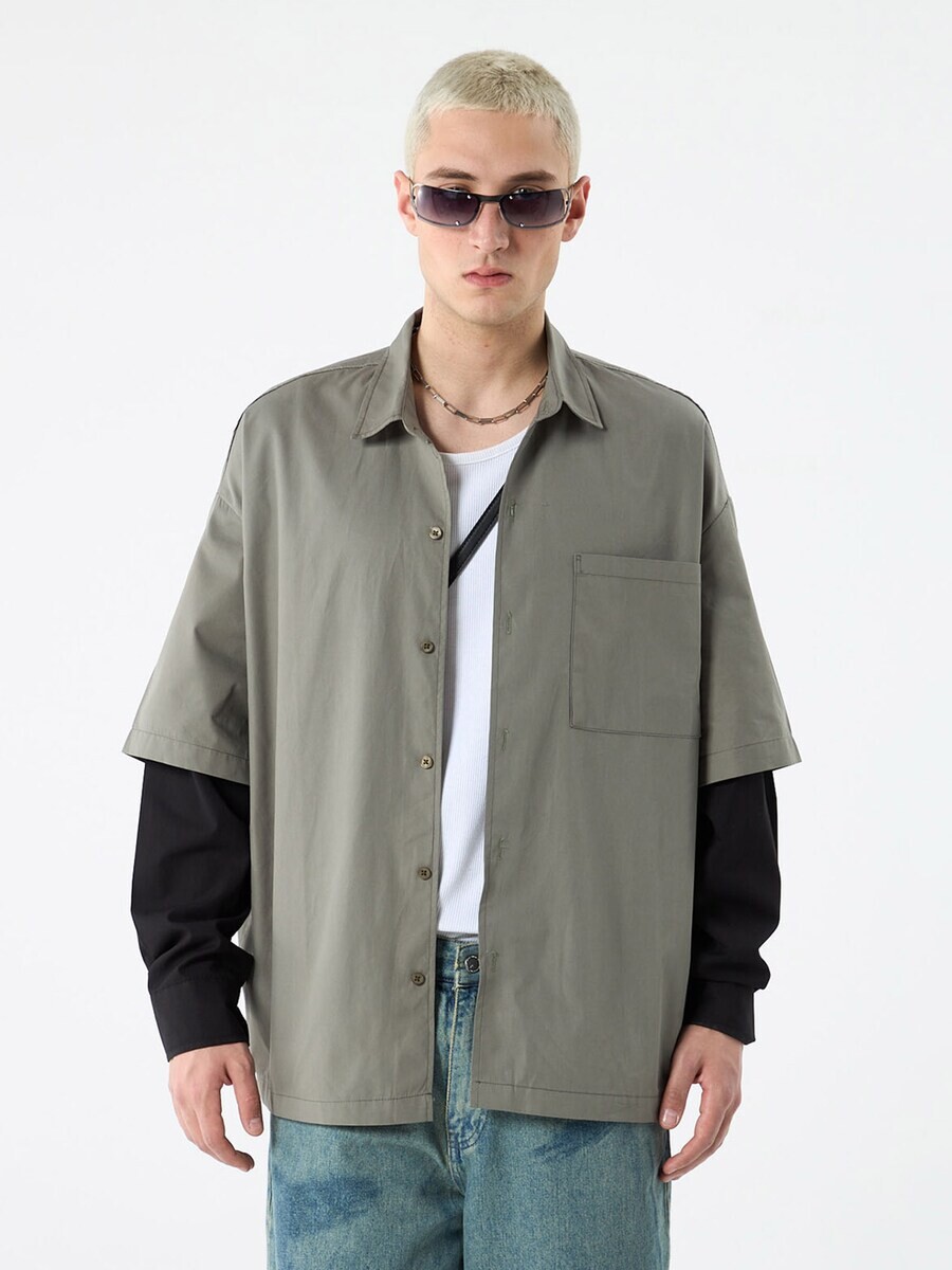 Повседневная рубашка VAMOS CLO Comfort fit Button Up Shirt, зеленый
Повседневная рубашка VAMOS CLO Comfort fit Button Up Shirt, зеленый