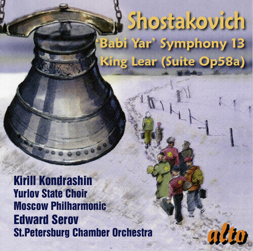 CD диск Kondrashin, Kirill / Moscow Philharmonic: Shostakovich: Symphony No.13 Babi Yar/Incidental music for King Lear
CD диск Kondrashin, Kirill / Moscow Philharmonic: Shostakovich: Symphony No.13 Babi Yar/Incidental music for King Lear