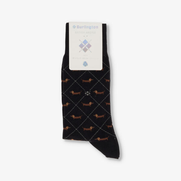 Носки с принтом «Такса» из органического хлопка и переработанного полиамида Burlington, черный
Носки с принтом «Такса» из органического хлопка и переработанного полиамида Burlington, черный