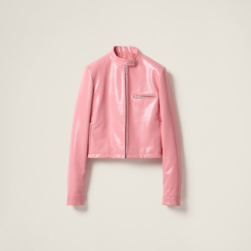 Куртка из наплака Miu Miu, розовый
Куртка из наплака Miu Miu, розовый