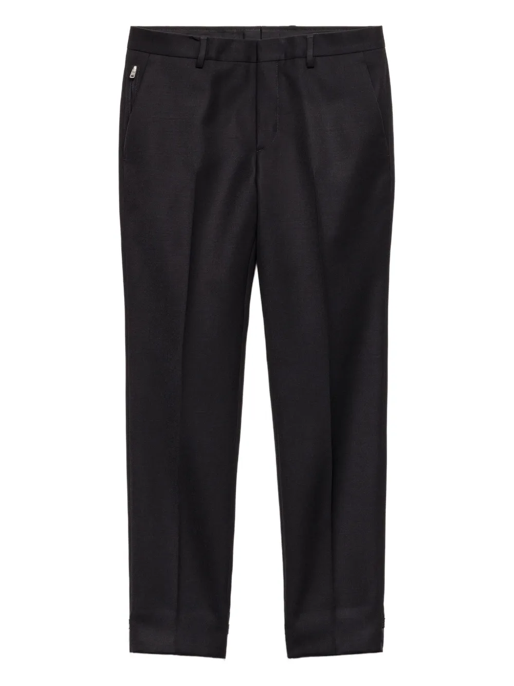 Шерстяные брюки с логотипом Prada, черный
Шерстяные брюки с логотипом Prada, черный