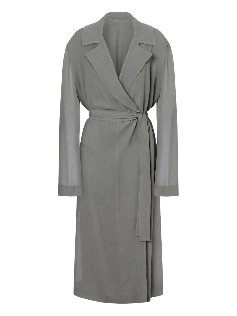 Пальто с поясом Alberta Ferretti, серый
Пальто с поясом Alberta Ferretti, серый