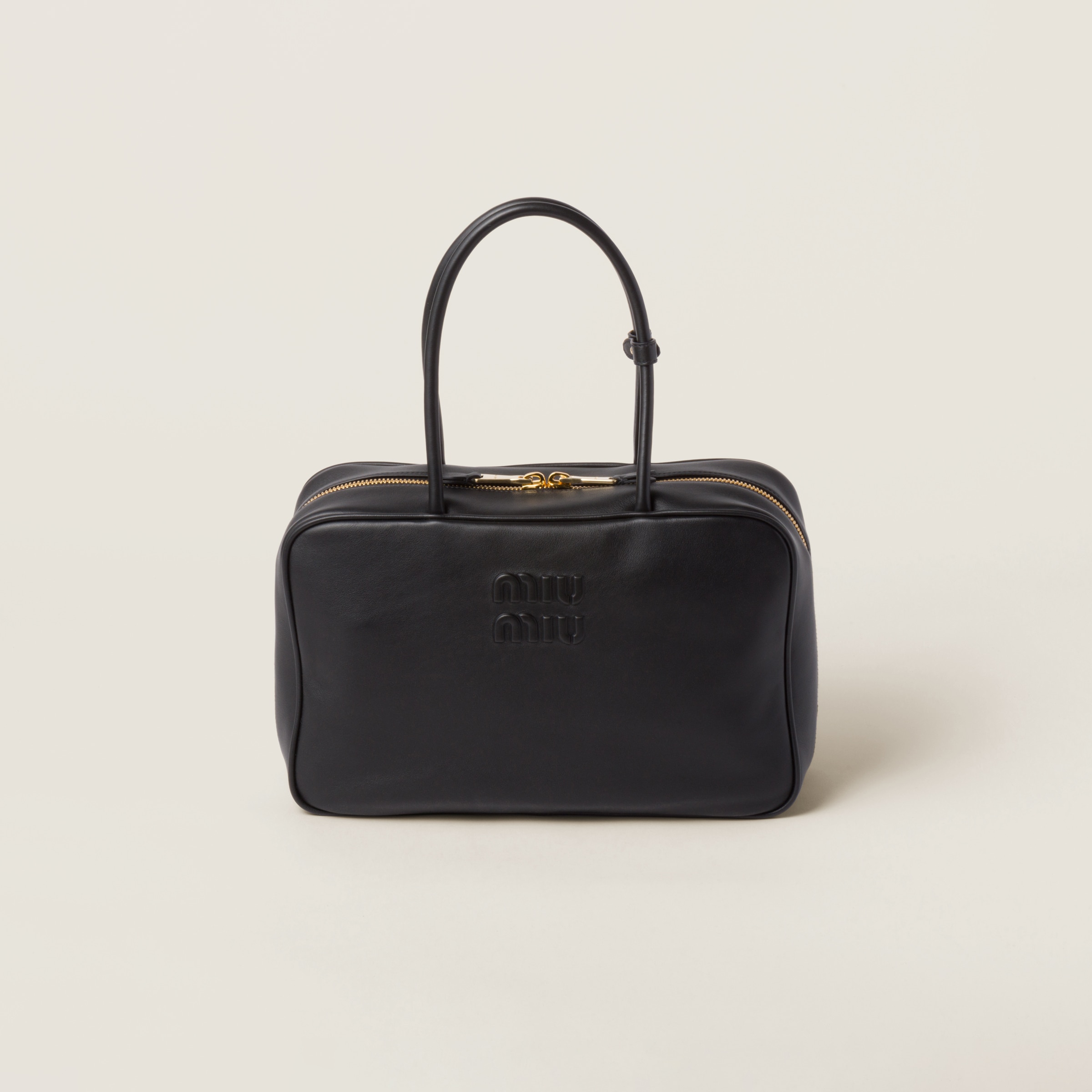 Сумка Beau из кожи MIU MIU, черный
Сумка Beau из кожи MIU MIU, черный