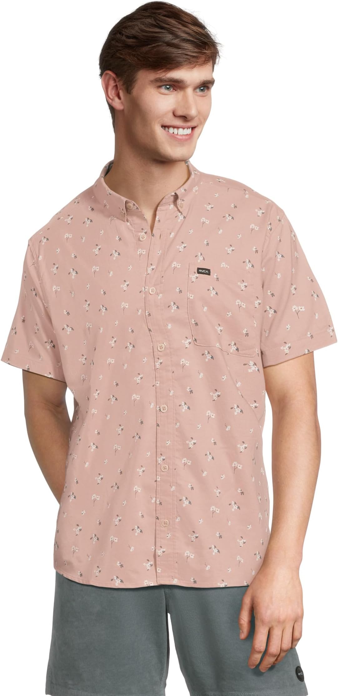 Мужская кофта с принтом Thatll Do, короткий рукав RVCA, Mauve
Мужская кофта с принтом Thatll Do, короткий рукав RVCA, Mauve