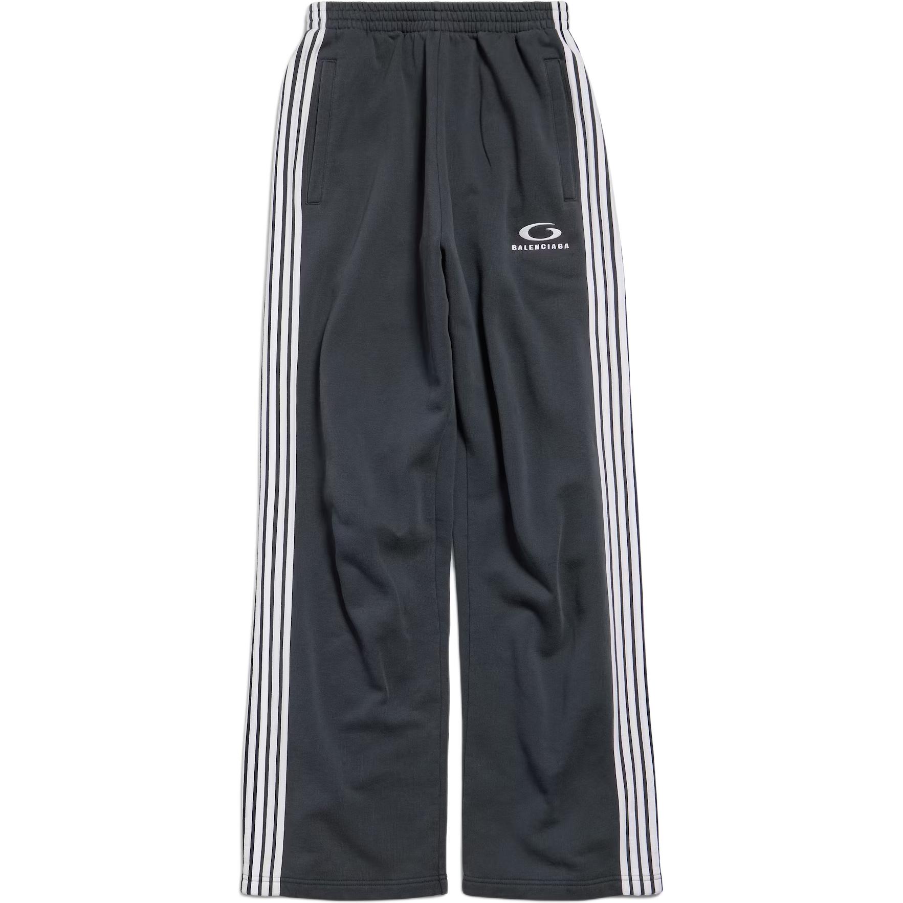 Вышитые полосатые спортивные штаны Balenciaga, синий
Вышитые полосатые спортивные штаны Balenciaga, синий
