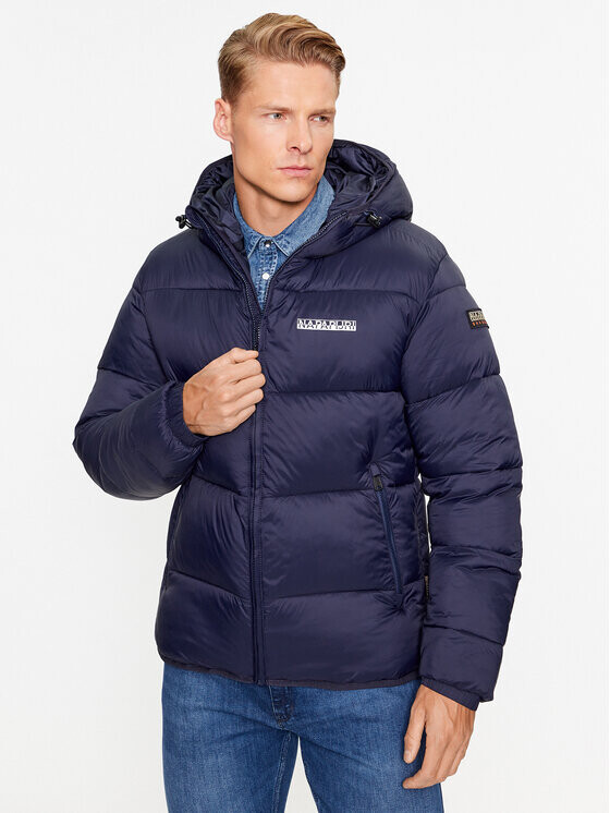 Пуховик стандартного кроя Napapijri, синий
Пуховик стандартного кроя Napapijri, синий