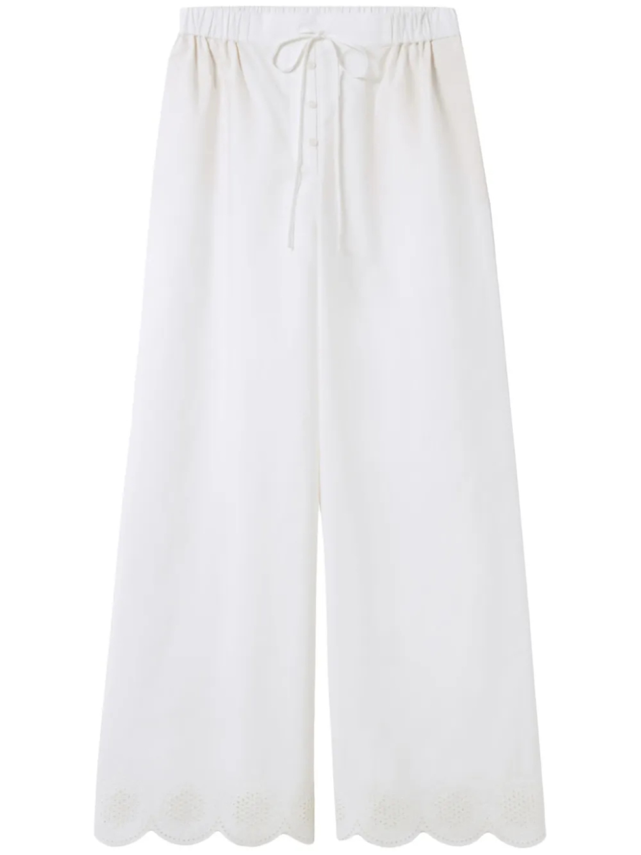 Claudie Pierlot брюки палаццо с английской вышивкой, белый
Claudie Pierlot брюки палаццо с английской вышивкой, белый