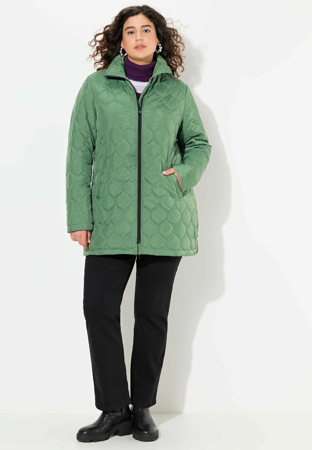 Зимнее пальто HYPRAR Ulla Popken, оливковый
Зимнее пальто HYPRAR Ulla Popken, оливковый