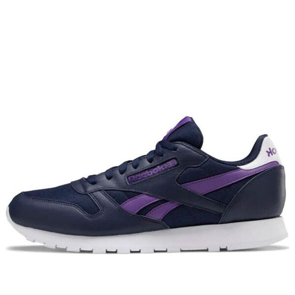 Кроссовки classic leather 'vector navy purple' Reebok, синий
Кроссовки classic leather 'vector navy purple' Reebok, синий