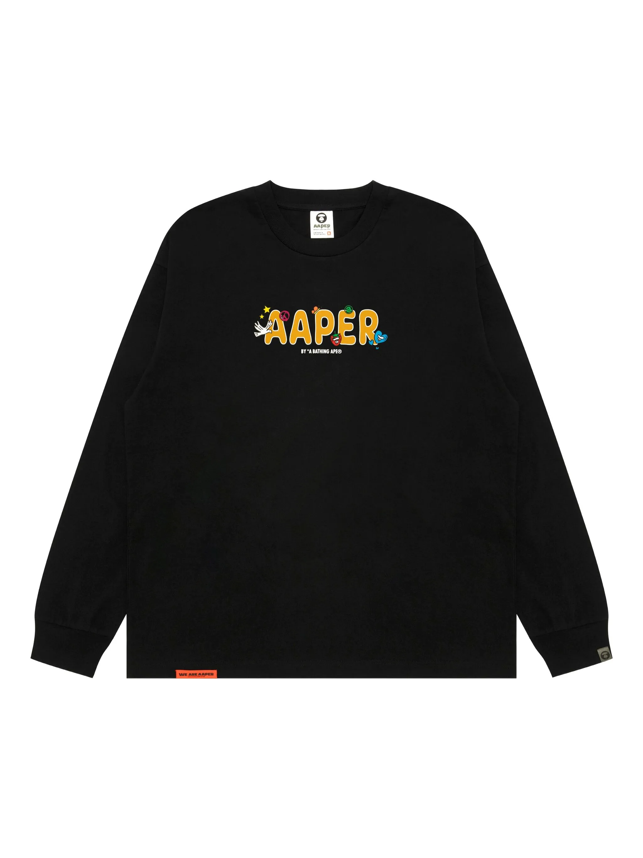 Футболка с длинными рукавами и логотипом Aape By A Bathing Ape, черный
Футболка с длинными рукавами и логотипом Aape By A Bathing Ape, черный
