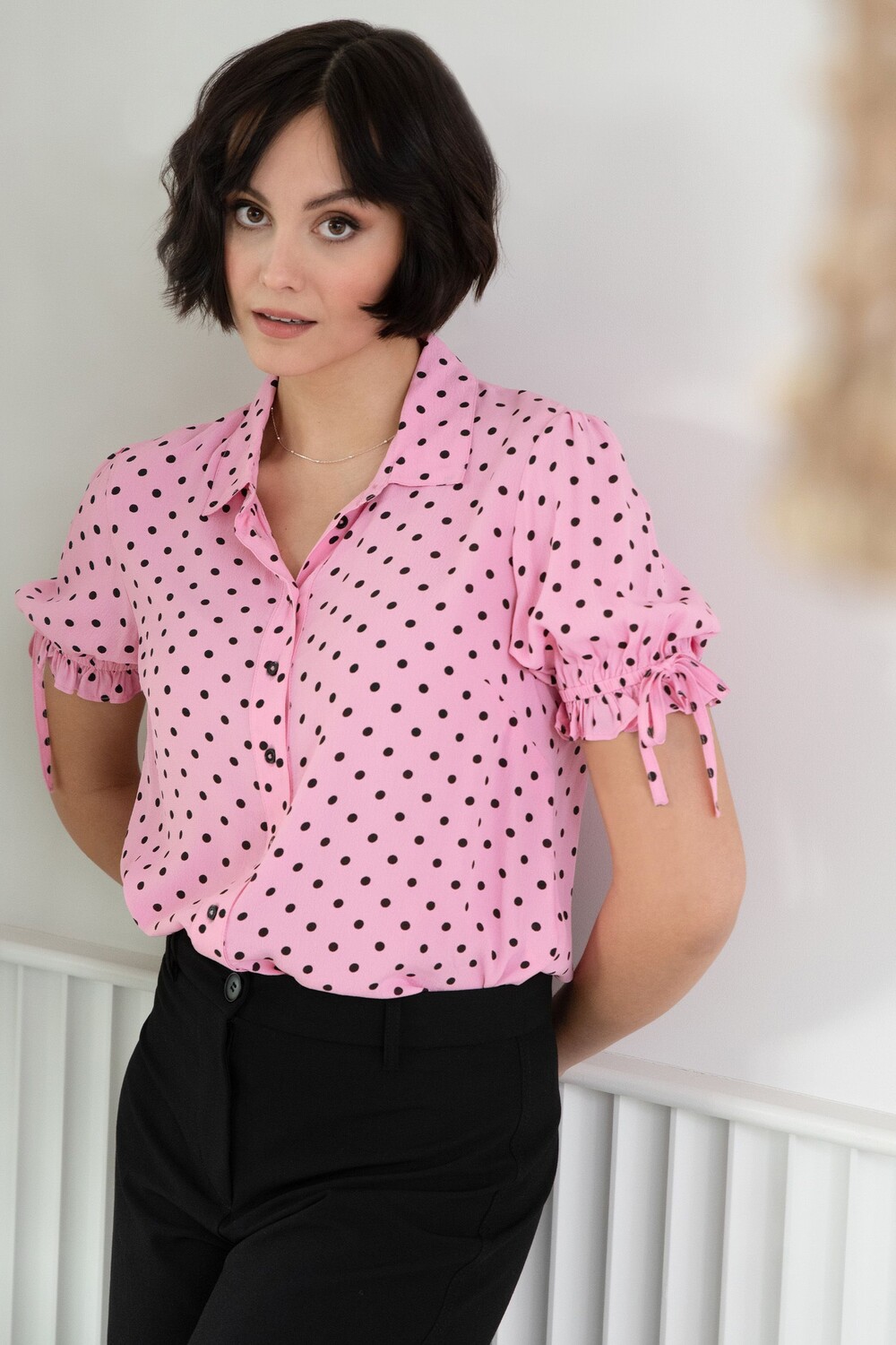 Рубашка из вискозы Josie Pour Moi, розовый
Рубашка из вискозы Josie Pour Moi, розовый