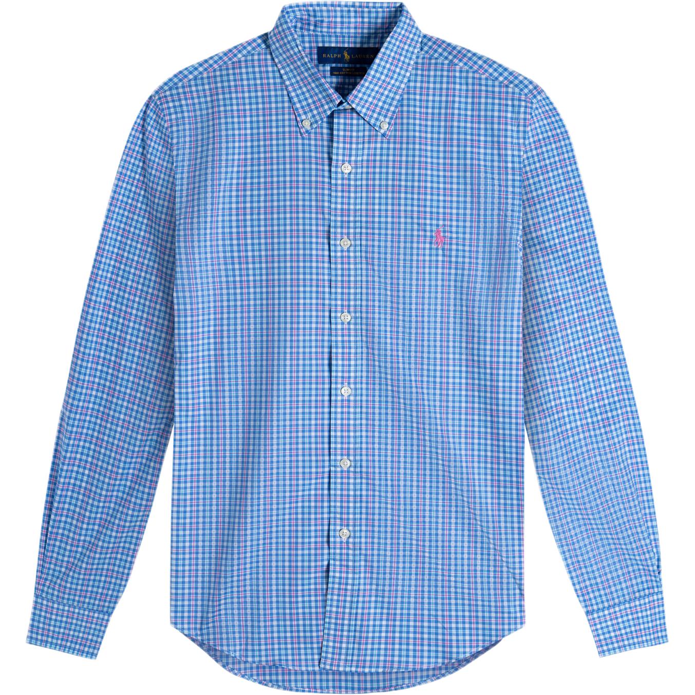 Polo Ralph Lauren Рубашка мужская синяя розовая
Polo Ralph Lauren Рубашка мужская синяя розовая