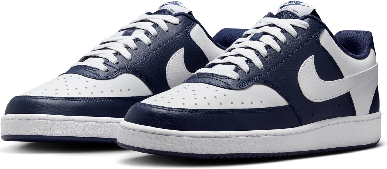 Nike Мужские кроссовки Court Vision Low, Midnight Navy/White
Nike Мужские кроссовки Court Vision Low, Midnight Navy/White