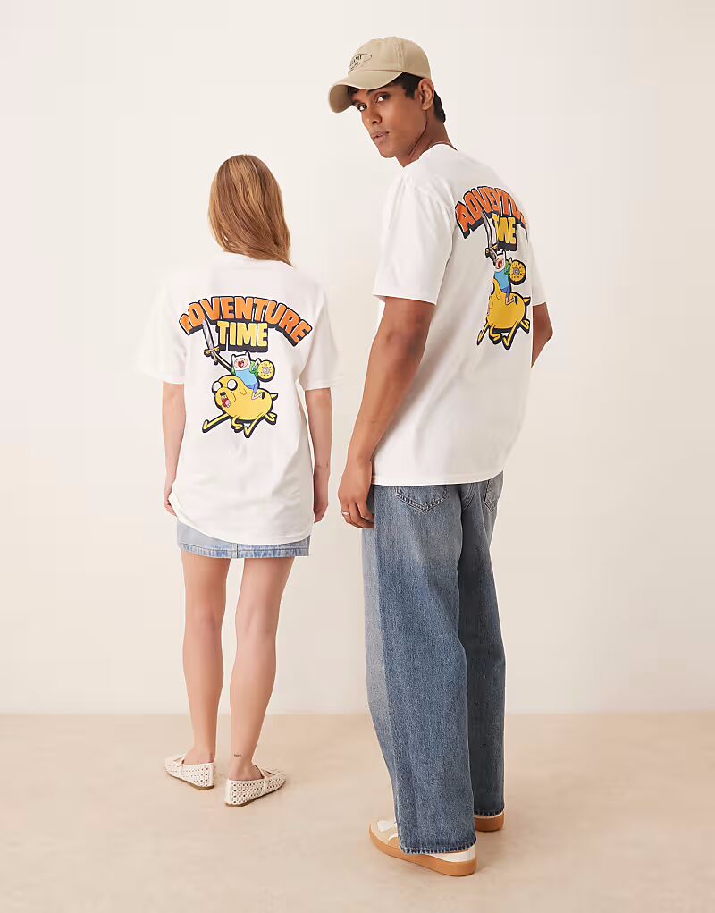 Футболка унисекс свободного покроя ASOS DESIGN белого цвета с принтом Adventure Time
Футболка унисекс свободного покроя ASOS DESIGN белого цвета с принтом Adventure Time