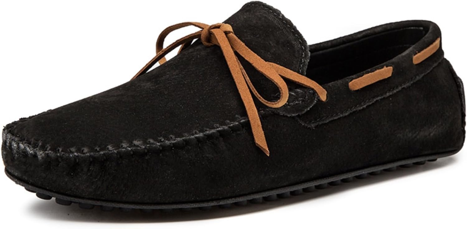 Мужские ручной работы мокасины Khwfjas из замши - удобные, нескользящие, повседневные лоферы для дома и улицы, черный
Мужские ручной работы мокасины Khwfjas из замши - удобные, нескользящие, повседневные лоферы для дома и улицы, черный