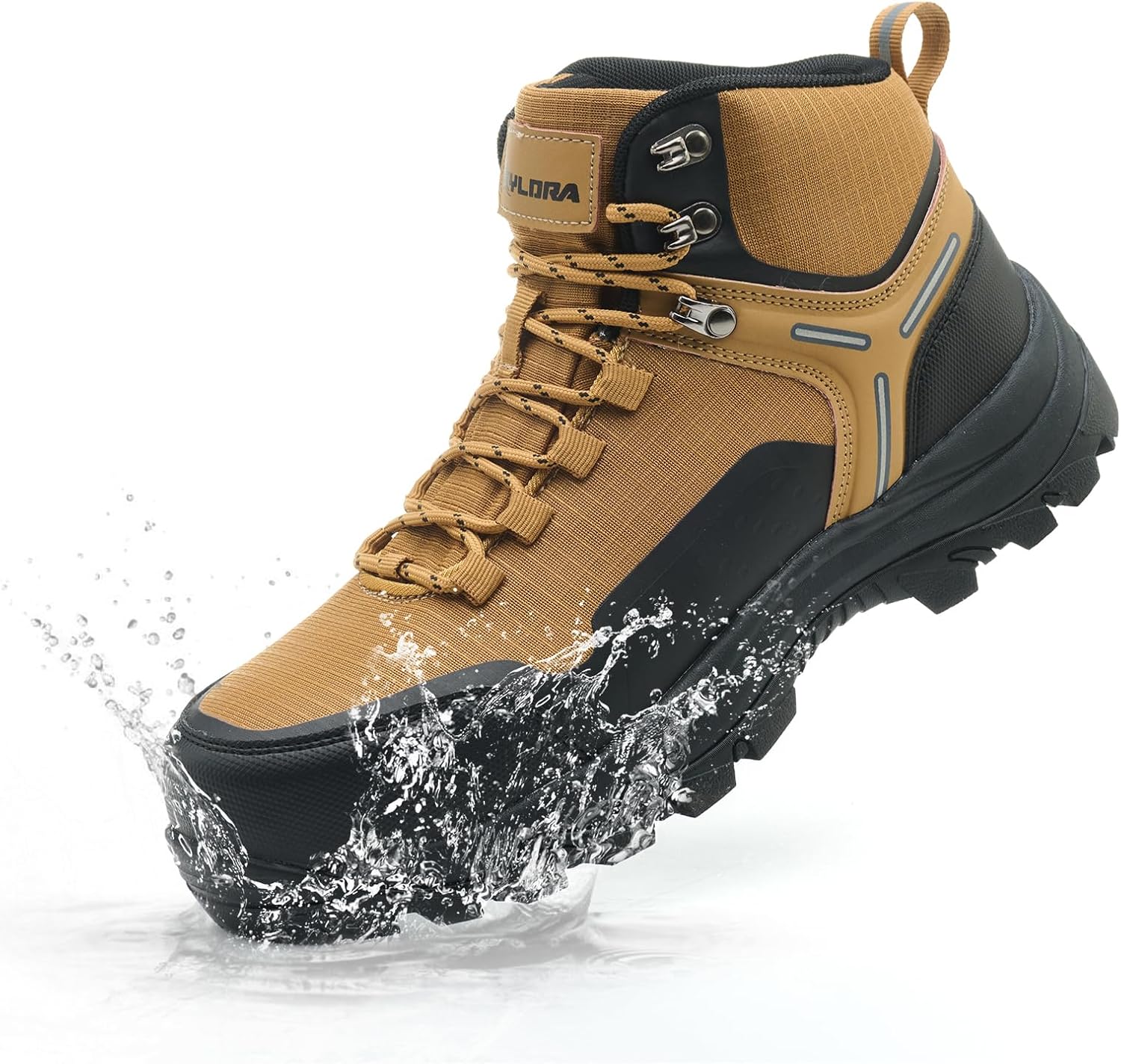 Водонепроницаемые ботинки с стальным носком для мужчин, широкие, противоскользящие, легкие, безопасные кроссовки для строительства с композитным носком Xyldra, черный/желтый
Водонепроницаемые ботинки с стальным носком для мужчин, широкие, противоскользящие, легкие, безопасные кроссовки для строительства с композитным носком Xyldra, черный/желтый