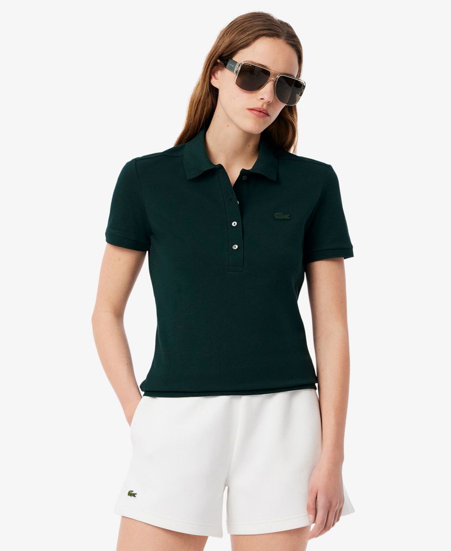 Женская поло-рубашка LACOSTE с коротким рукавом, приталенного кроя LACOSTE USA, Sinople
Женская поло-рубашка LACOSTE с коротким рукавом, приталенного кроя LACOSTE USA, Sinople
