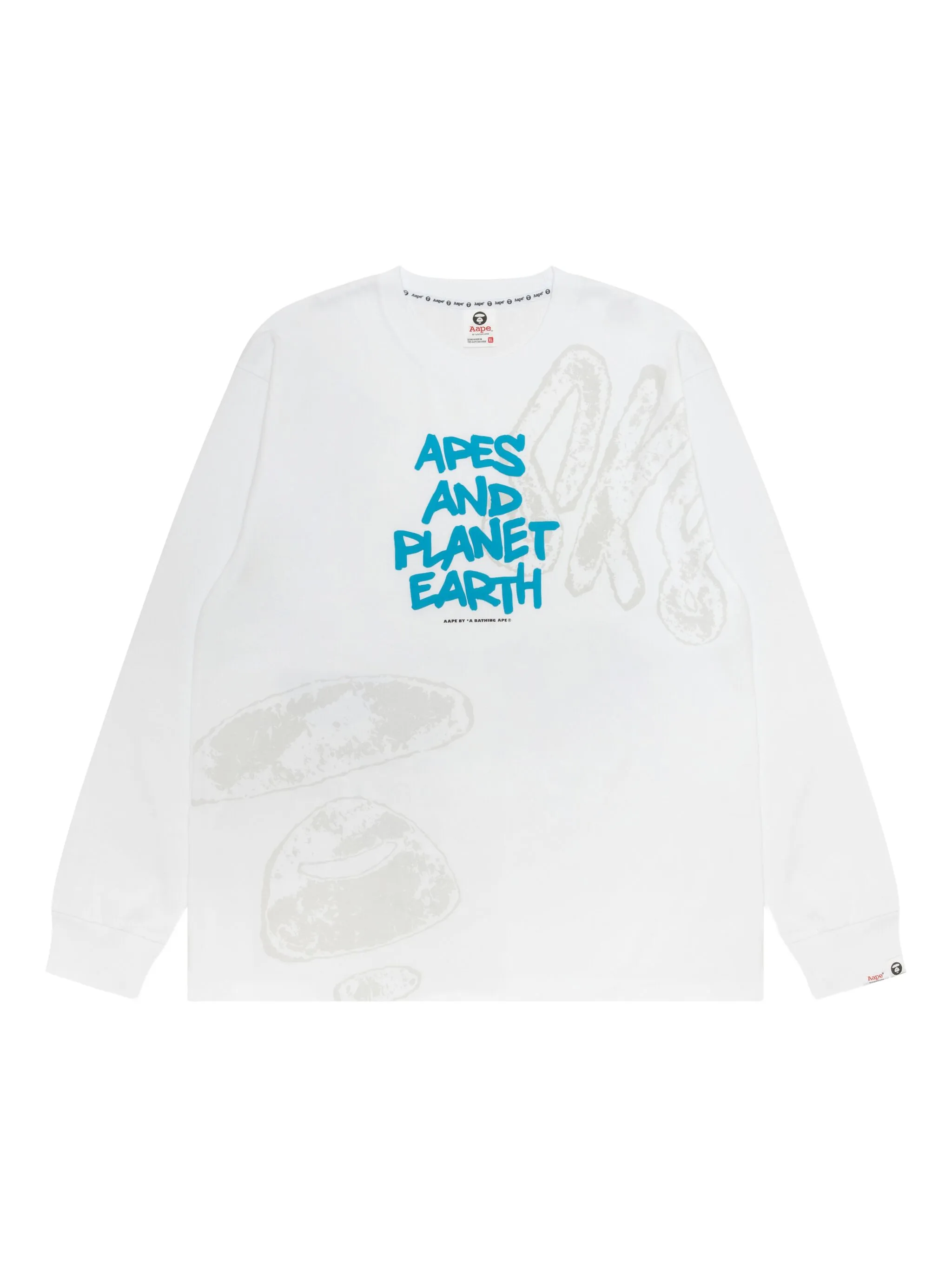 Футболка с длинными рукавами Aape By A Bathing Ape, белый
Футболка с длинными рукавами Aape By A Bathing Ape, белый