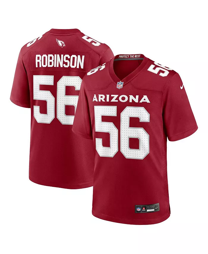Мужская игровая футболка Darius Robinson Cardinal Arizona Cardinals Nike
Мужская игровая футболка Darius Robinson Cardinal Arizona Cardinals Nike
