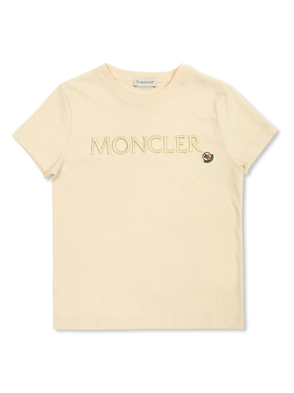 Футболка с вышитым логотипом Moncler Enfant, нейтральный
Футболка с вышитым логотипом Moncler Enfant, нейтральный
