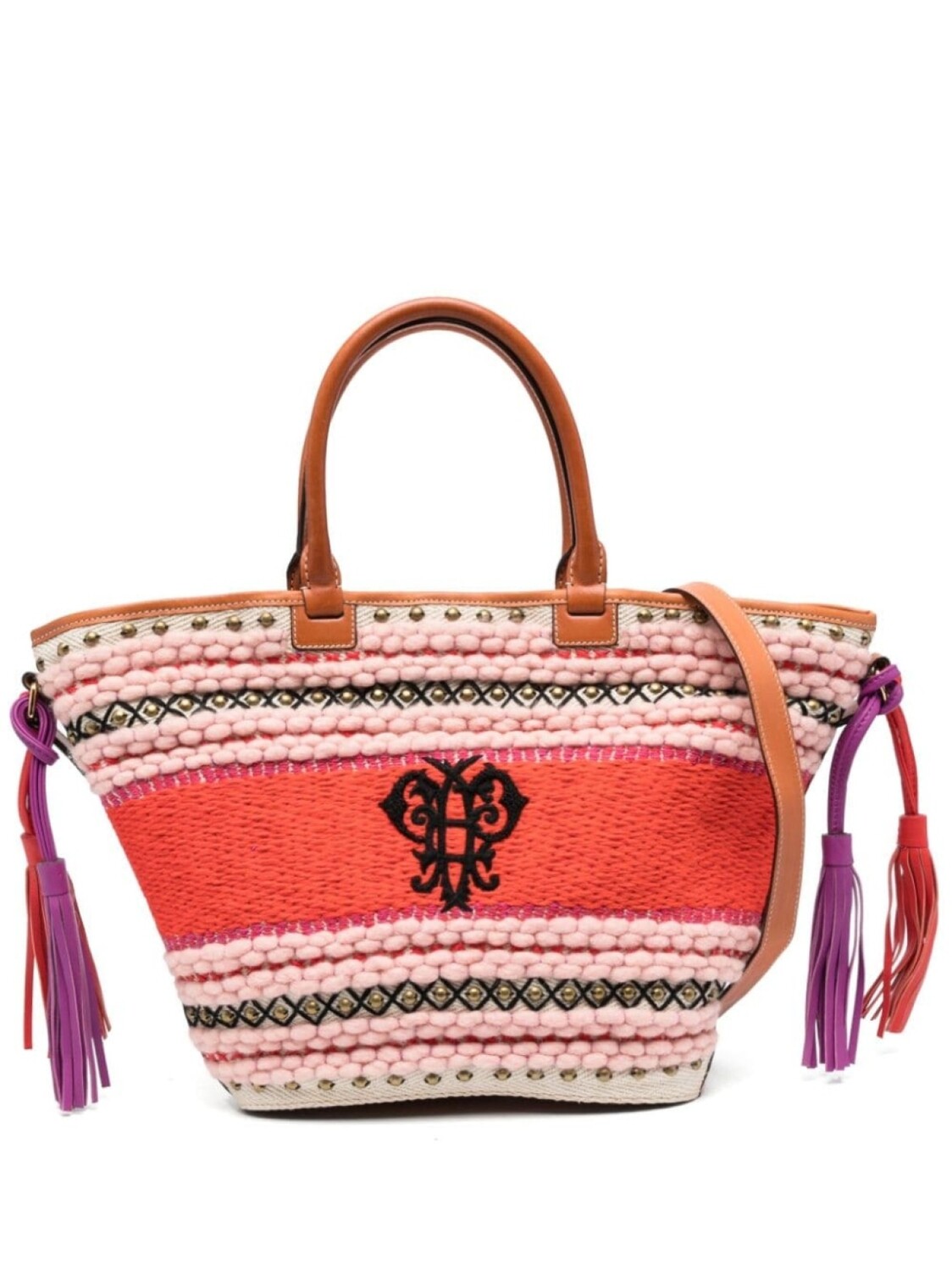 PUCCI сумка-тоут в полоску с вышитым логотипом, красный
PUCCI сумка-тоут в полоску с вышитым логотипом, красный